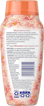 Vagisil Feminine Wash for Intimate Area Hygiene, Scentsitive Scents, pH Balanced and Gynecologist Tested, Peach Blossom, 12 oz (Pack of 1)