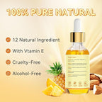 Yoni Oil Wash for Women pH Balance and Wetness, Feminine Oil Ingrown Hair, Nourishing, Moisturizing Formula for All Skin Types, Yoni Care with Vitamin E, Natural Yoni Wash(Pineapple)