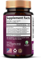 100% Natural Resveratrol 1800mg - 3X Strength Trans-Resveratrol Pills for Heart Health, Best Resveratrol Supplements, Potent Polyphenols Antioxidant Complex, Non-GMO, Bottled in USA - 120 Capsules