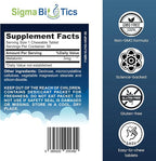 Sigma Biotics Melatonin 3mg Chewable Tablets - Sleep Supplement for Optimum Rest & Sleep-Wake Cycle - Non-GMO Melatonin Pills - Ideal for Occasional Sleeplessness - 3mg Dose, 50 Tablets