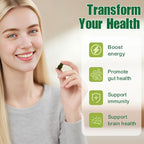Greens Daily Gummies, Superfood Fruits and Veggies Blend with Spirulina, Chlorella, Prebiotics & Fiber, Adaptogens Multivitamin Supplement for Digestive Health, Non-GMO, 120 Count