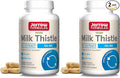 Jarrow Formulas Milk Thistle Supplement 150 mg 30:1 Milk Thistle Extract Standardized to 80% Total Flavonoids,Dietary Supplement for Liver Function Support, 200 Veggie Capsules for 200 Day,(Pack of 2)