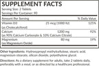 Futurebiotics Calcium 1200 MG Per Serving Sustained Release with Vitamin D3 1000 IU Per Serving Non-GMO, 180 Vegetarian Tablets