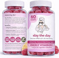 Balancing Act – Slay The Day Energy Gummies – Caffeine Free Focus & Clean Energy Support – with Vitamin B12, CoQ10 & Cognizin® Citicoline – Raspberry Lemonade – 60 Count (30 Day Supply)