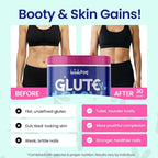 Glute Y Glow by Amatemas – Women's Creatine + Biotin Supplement for Muscle Growth, Glute Support, Hair Skin & Nails – Horchata Flavor – Energy Support – Lean Muscle – Daily Performance Blend