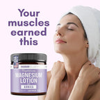 Magnum Solace Nighttime Magnesium Lotion with Arnica – Highly Concentrated Magnesium for Muscles & Joints – Apply to Legs or Feet Before Bed – Skin-Friendly