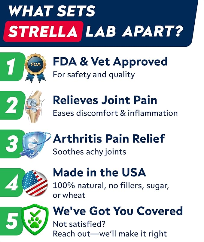 Glucosamine Treats for Dogs - Hip & Joint Supplement w/Omega-3 Fish Oil - Chondroitin, MSM - Advanced Mobility Chews - Joint Pain Relief - Hip & Joint Care - Bacon Flavor - 180 Ct - Made in USA