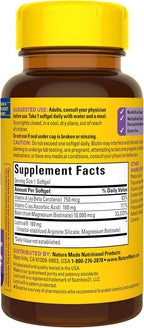 Nature Made Hair-Growth Softgels, Clinically Studied Lustriva + Biotin, Vitamin C & A, Hairs Growth Vitamins - Support Healthy Hair as You Age, 30 Softgels, 30 Day Supply, (Pack of 2)