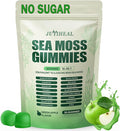 16 in 1 Sea Moss Gummies with Ashwagandha Black Seed Oil Bladder Wrack Turmeric Vitamin C & D3 with Manuka Burdock Root, Irish Sea Moss Gummies for Women & Men, Vegan Green Apple