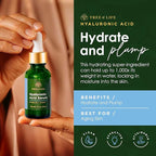 Tree of Life Beauty Hyaluronic Acid Serum, Skin Brightening Face Oil for Dark and Age Spots, Facial Serums for Dry and Sensitive Skin Care with Vitamin E for Soft Smooth Skin, 2 Fl Oz