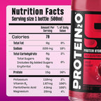 Protein2o Hydration Drink - 2-in-1 Liquid Clear Whey Protein Isolate and Electrolyte Drink - 15g Protein, Vitamins B5, B6 - Post-Workout Recovery - 16.9 Fl Oz - Flavor Fusion Variety,(Pack of 24)