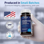 AgeImmune Brilliant D3+ Complex - 60 Capsules - 5000 IU Vitamin D3 + K2 + Magnesium Glycinate Supplement - Doctor Formulated for Immune & Bone Support - No Stearates, No Dioxides