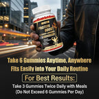 Whey Protein Gummies, 9g Protein per Serving, Easy to Take Snacks for Men & Women, Recovery + Supplement Gummies for Protein Boost, Muscle, Energy Support, Strawberry Flavor, 180 Gummies