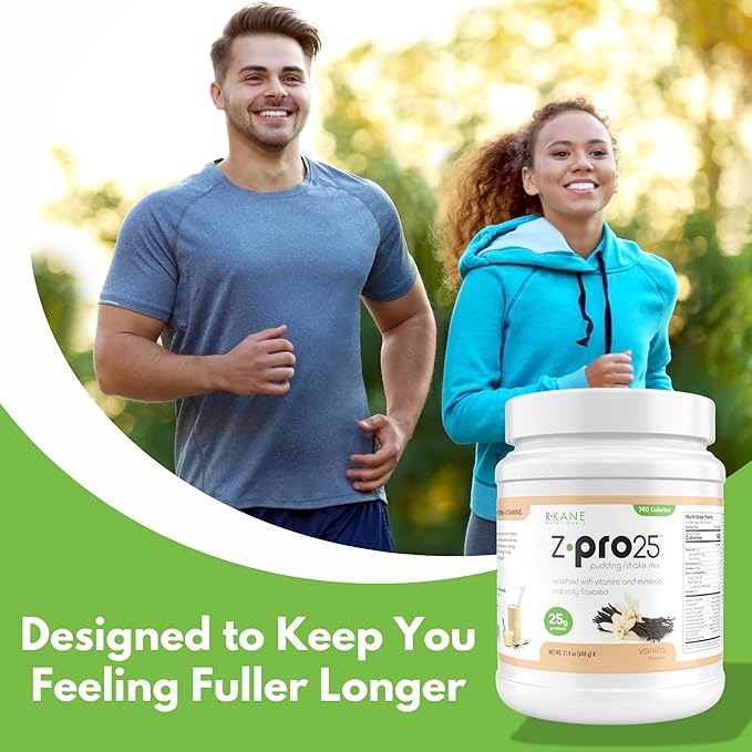 Z-Pro25 Protein Powder, 21.4 oz, 16 Servings – 25g Casein & Whey Blend – Low-Carb, High-Protein Meal Replacement Shake – Muscle Recovery & Weight Management - 21 Vitamins & Minerals – Vanilla