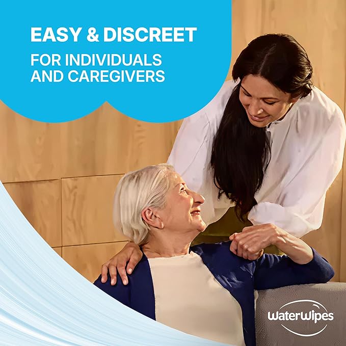 WaterWipes Sensitive Whole Body Cleansing Wipes, 99.9% Purified Water, XL Textured Wipes, Incontinence Care, Fragrance Free, 720 Count (24 Packs)