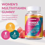 Methylated Multivitamin Gummies for Women | Women’s Multivitamin Gummies with Methylated Folate, Iron, Biotin & Inositol | Sugar Free Women’s Daily Vitamin for Energy, Immune, Hair & Skin | 60 Ct