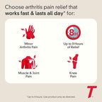 Tylenol Acetaminophen 650 mg Extended Release Caplets, Fast, Strong Pain Relief, 8 Hour Arthritis Pain Relief, Joint Pain Reliever & Fever Reducer, Long-Lasting Relief, Oral Medicine, 225 Count