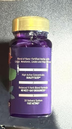 Dream Spell 3D Natural-Based Sleep Aid - Soothes an Alert Mind, No Next-Day Grogginess- Drug-Free Innovative Formula with 3Mg Melatonin, GABA, Hops - Restful Nights, Refreshed Mornings - 60 Capsules