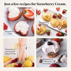 Keto Chow Strawberry Cream - Keto Meal Replacement Shake Powder - Nutritionally Complete - Low Carb - Delicious Easy Meal Substitute - Protein Rich You Choose The Fat - Single Meal Sample