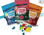 FocusFuel Energy Chews – Trial Size Variety Sample Pack (9 Servings) – 100mg Caffeine + Alpha GPC + L-Theanine + B12, Magnesium – Blue Razzberry Lemonade, Watermelon, Fruit Punch – No Crash or Jitters