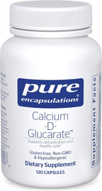 Pure Encapsulations Calcium-D-Glucarate | Supplement to Support Cellular Health in the Liver, Lungs, Breast, and Colon* | 120 Capsules