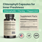 VINATURA Body Deodorizing Supplement for Women - Magic Chlorophyll Pills for Body Odor Eliminator, it Works for Her Internal Deodorant, 30 Capsules