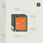 Luxmi Estates - Orange Spice Black Tea 25 Tea bags, 100% biodegrable teabags for Natural Engergy