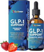 GLP-1 Support Probiotic Supplement for Weight Loss Fat Burner Support - Daily Natural Herbal Supplement for Women Men Digestive & Metabolic Health