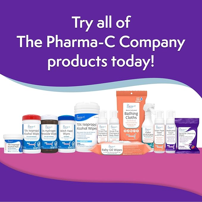 The Pharma-C Company Personal Cleansing Wipes [20 wipes] - Enriched with Cranberry & Aloe Vera. Feminine Intimate Hygiene Wipe. 99% Natural Origin.