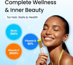 DONGKOOK Vita Pop 2,000mg Korean Vitamin C Powder Sugar Free Vitamin D & Biotin Powder Sticks, Lemon Drink Mix, Vitamin C Supplements Immune Support & Bioavailibity for Healthy Skin Non-GMO 30 Packets