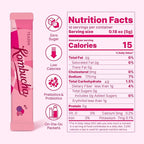 TEAZEN Berry Kombucha Powder, Hydration Drink Mix, Sugar Free, Live Probiotics & Prebiotics, On-the-Go 10 Packets, 1.76oz