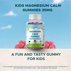 Vitamatic Kids Magnesium Calm Gummies - 60 Vegan Count - Great Tasting - Promote Healthy, Muscle, Bone, & Energy Support