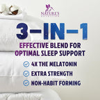 Sleep Gummies - 8mg Melatonin Per Serving - With Passiflora Extract for Restful Sleep - Fast Acting Melatonin Sleep Gummy Supplement for Adults, Vegan, Non-GMO, Tasty Strawberry Flavor - 120 Gummies