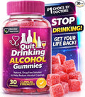 Liver Health, Stop Drinking Alcohol, 100% Drug-Free, Natural, Works Fast, Support Gummies to Help Less Cravings, Suppress Triggers, Before, During & After Quitting