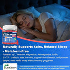 90 Count | L Theanine Gummies, L Theanine Supplement for Adults & Kids, w/Ashwagandha, Magnesium, GABA & 5-HTP, Sugar Free Liposomal Formula for Calm Relax zzZ M♡♡d & Focus, Vegan