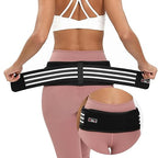 Sacroiliac SI Joint Hip Belt for Women Men-Alleviate Sciatica|Pelvic|Back|Lower Back Support, Pelvic Support Belt, Adjustable Lumbar Pain Relief, Trochanter Belt, Black, S(Hip Size 25-40")