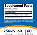 Nutricost Tudca 250mg, 60 Capsules (2 Bottles)