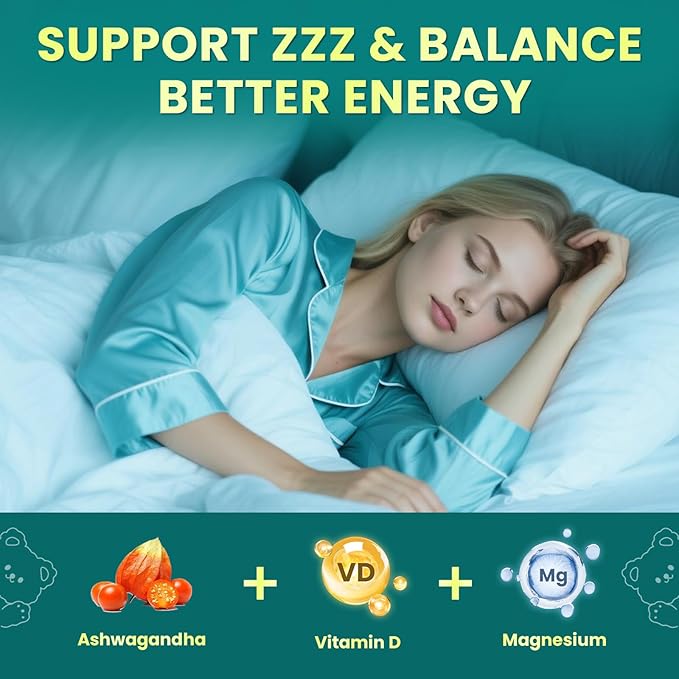 Sea Moss Gummies with Ashwagandha & Chlorophyll, Immune, Digestive and Gut Detox Support, Powered by Black Seed Oil, Vitamin C, Vitamin D & Magnesium, GMO, Vegan, Apple Flavor, 60 SeaMoss Gummies