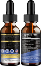 Totaria (Pack of 2 cortisol Supplement Liquid Drops Hormone Balance for Women Men with Magnesium Complex,Ashwagandha,Rhodiola Rosea,L Theanine Supplements Mood, Focus, Sleep 4 FL.OZ
