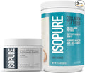 Bundle of Isopure Bovine Colostrum Supplement Powder, Gently Processed, 90 Servings + Isopure Collagen Peptides Powder,14 Servings, Unflavored, with Vitamin C, with Biotin