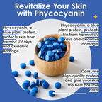 Earthrise PHYCONA - Skin Hydration Tablets with Spirulina Blue, 330mg Tablets (150 Count), Gluten Free, Keto Friendly, Non-GMO, 1-Month Supply