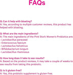 Pink Stork Women’s Health Probiotic, 50 Billion CFU | Clinically Studied Probiotics | Vaginal, Gut, Mood, & Hormone Balance | Yeast & Odor Support | Probiotic and Prebiotic Blend | 30 Vegan Capsules