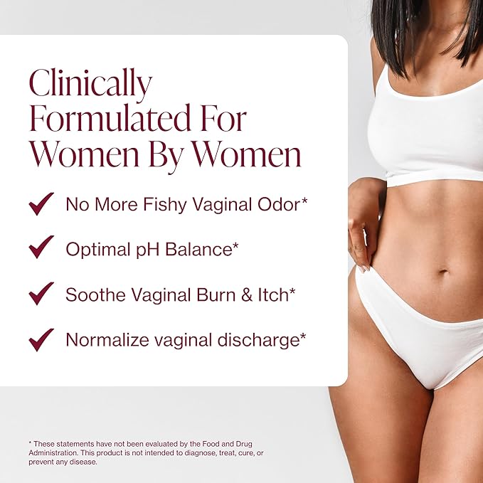 Pure Micronutrients pH Balance Vaginal Probiotics for Women - Odor & Itch Support - Vaginal Health Pills with Cranberry, Lactobacillus & Prebiotics - Feminine Wellness Daily Supplement - 60 Capsules