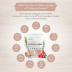Organixx Clean Sourced Collagen Peptides Powder with Vitamin C, Types I, II, III, V, X Hydrolyzed Collagen, Hair, Nail, Skin, Bone & Joint Health, Aging Support, Gluten Free, Unflavored, 30 Servings