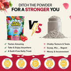 Creatine Monohydrate Gummies Sugar Free 5g - Made in USA - Pre Workout Creatine Chews for Women & Men, Creatine Gummy Candy, Chewable Nutritional Supplements, NSF Certified (Strawberry, 120 Count)