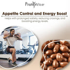ProtiWise High Protein 15g Soy Snacks | Chocolate | 7/Box | Weight Loss, KETO Diet Friendly, Hunger Control Snack | Low Fat, Low Calorie, Low Sugar