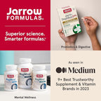 Jarrow Formulas BoneUp Three Per Day for Bone Density and Skeletal Nutrition, Includes Vitamin D3, K2 (as MK-7) and Calcium, 180 Capsules, 60 Day Supply