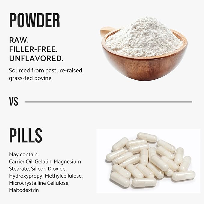 Bovine Collagen Peptides Powder Hydrolyzed Type I & III Protein, Grass-Fed Pasture-Raised Source, Unflavored Collagen Supplement Paleo-Friendly For Active Lifestyles & Wellness Non-GMO,1.16 lb (525g)