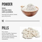 Bovine Collagen Peptides Powder Hydrolyzed Type I & III Protein, Grass-Fed Pasture-Raised Source, Unflavored Collagen Supplement Paleo-Friendly For Active Lifestyles & Wellness Non-GMO,1.16 lb (525g)