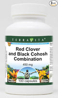 Red Clover and Black Cohosh Combination - 450 mg (100 Capsules, ZIN: 512979) - 3 Pack
